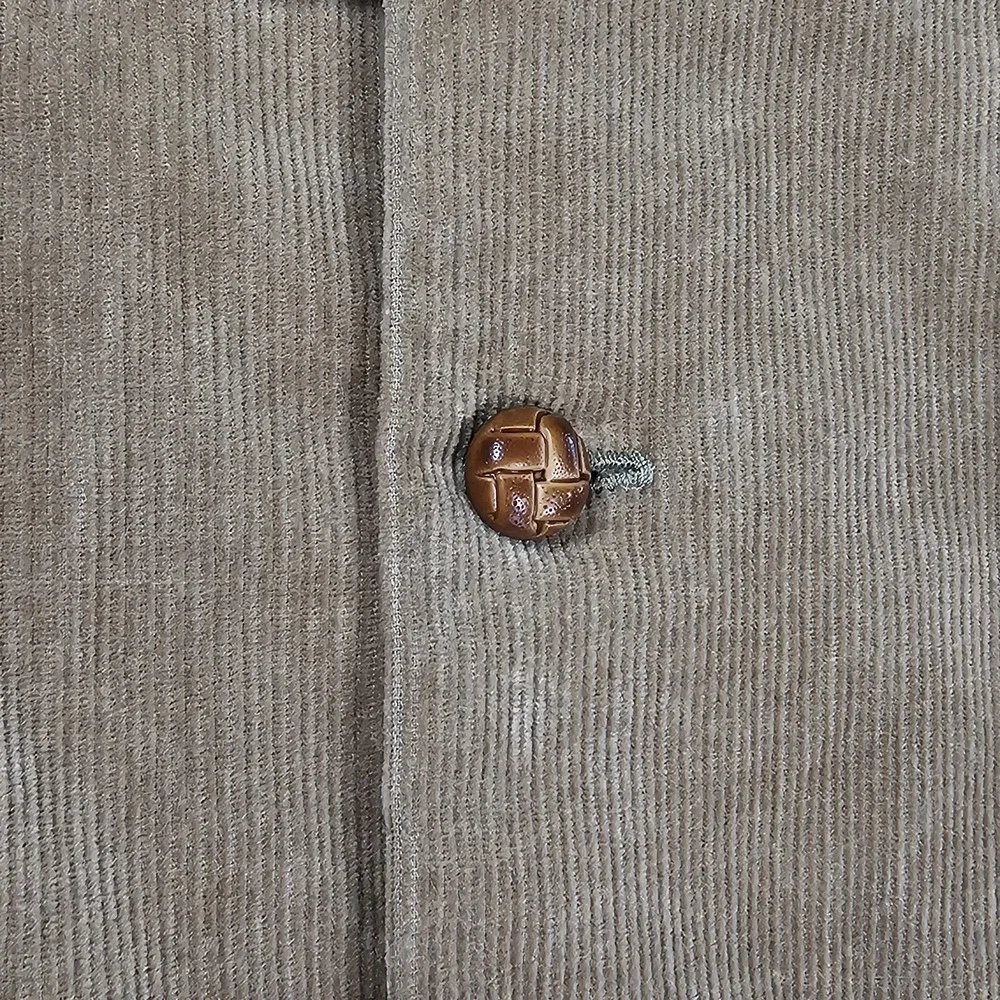 Ralph Lauren Corduroy Coverall‎ Brown 24M One-Piece Long Sleeve Button Patch